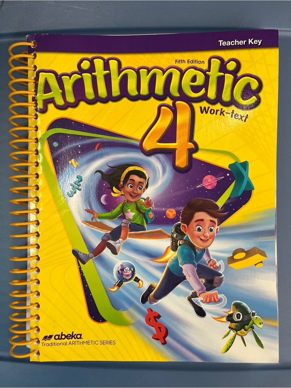 Abeka Arithmetic 4 Work-text Teacher Answer Key 5th Ed Spiral Series 4th Grade